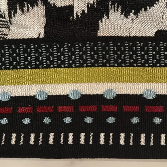 Missoni Graphic Knit Dress with Bell Sleeves and Elastic Hem - Picture 4 of 4